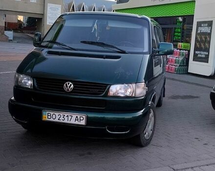 Зеленый Фольксваген Transporter, объемом двигателя 2.5 л и пробегом 387 тыс. км за 6250 $, фото 2 на Automoto.ua