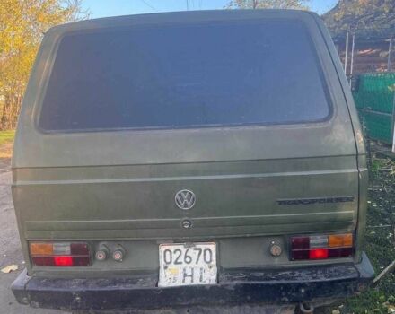 Зеленый Фольксваген Transporter, объемом двигателя 1.6 л и пробегом 426 тыс. км за 2600 $, фото 2 на Automoto.ua