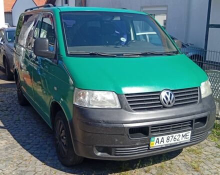 Зеленый Фольксваген Transporter, объемом двигателя 1.9 л и пробегом 390 тыс. км за 6000 $, фото 1 на Automoto.ua