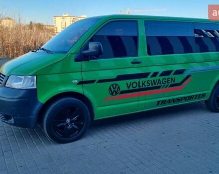 Зеленый Фольксваген Transporter, объемом двигателя 2.5 л и пробегом 285 тыс. км за 10800 $, фото 8 на Automoto.ua