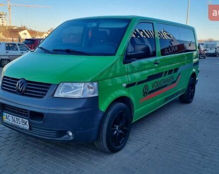 Зеленый Фольксваген Transporter, объемом двигателя 2.5 л и пробегом 285 тыс. км за 10800 $, фото 3 на Automoto.ua