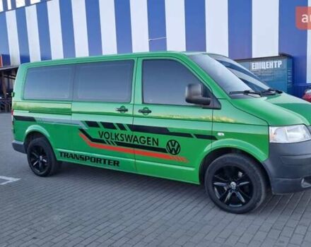 Зеленый Фольксваген Transporter, объемом двигателя 2.5 л и пробегом 285 тыс. км за 10800 $, фото 1 на Automoto.ua
