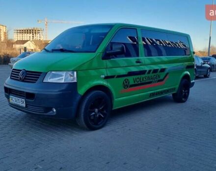Зеленый Фольксваген Transporter, объемом двигателя 2.5 л и пробегом 285 тыс. км за 10800 $, фото 5 на Automoto.ua