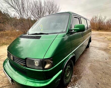 Зеленый Фольксваген Transporter, объемом двигателя 2.4 л и пробегом 537 тыс. км за 4000 $, фото 2 на Automoto.ua