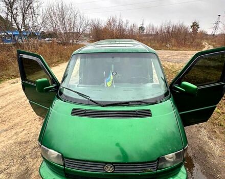 Зеленый Фольксваген Transporter, объемом двигателя 2.4 л и пробегом 537 тыс. км за 4000 $, фото 12 на Automoto.ua