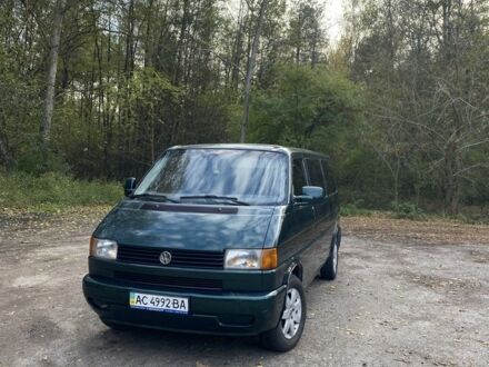 Зеленый Фольксваген Transporter, объемом двигателя 1.9 л и пробегом 320 тыс. км за 4250 $, фото 1 на Automoto.ua