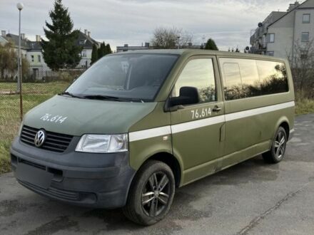 Зеленый Фольксваген Transporter, объемом двигателя 2.5 л и пробегом 260 тыс. км за 3313 $, фото 1 на Automoto.ua
