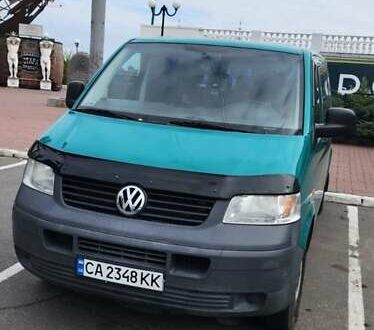 Зеленый Фольксваген Transporter, объемом двигателя 1.9 л и пробегом 340 тыс. км за 9200 $, фото 1 на Automoto.ua