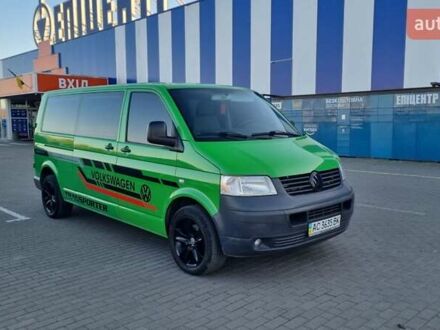 Зеленый Фольксваген Transporter, объемом двигателя 2.5 л и пробегом 285 тыс. км за 10800 $, фото 1 на Automoto.ua