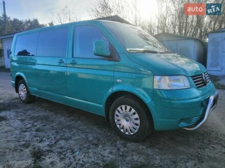 Зеленый Фольксваген Transporter, объемом двигателя 1.9 л и пробегом 340 тыс. км за 12499 $, фото 1 на Automoto.ua