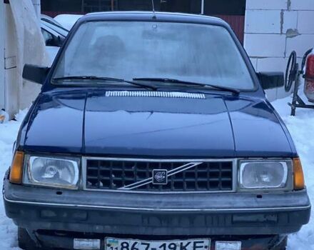 Синий Вольво 340, объемом двигателя 1.6 л и пробегом 361 тыс. км за 696 $, фото 1 на Automoto.ua