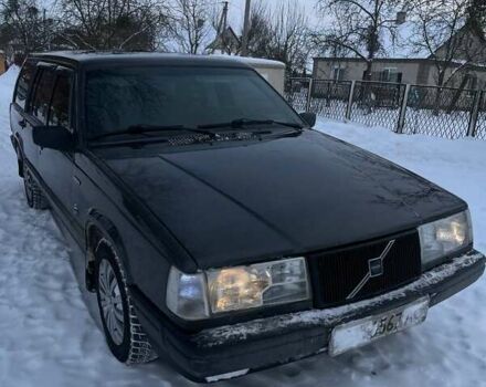 Черный Вольво 740, объемом двигателя 2.3 л и пробегом 510 тыс. км за 2550 $, фото 1 на Automoto.ua