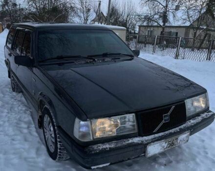 Черный Вольво 740, объемом двигателя 2.3 л и пробегом 510 тыс. км за 2550 $, фото 1 на Automoto.ua