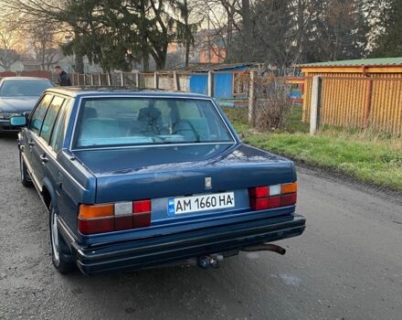 Синий Вольво 740, объемом двигателя 2.3 л и пробегом 340 тыс. км за 1421 $, фото 1 на Automoto.ua