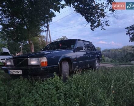 Синій Вольво 744, об'ємом двигуна 2.32 л та пробігом 450 тис. км за 1700 $, фото 1 на Automoto.ua
