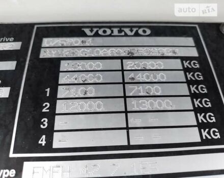 Белый Вольво FH 13, объемом двигателя 13 л и пробегом 612 тыс. км за 35000 $, фото 9 на Automoto.ua
