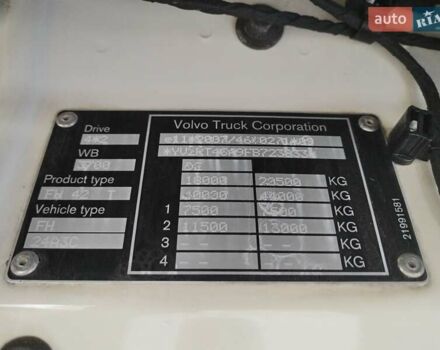 Белый Вольво FH 13, объемом двигателя 0 л и пробегом 809 тыс. км за 35900 $, фото 4 на Automoto.ua