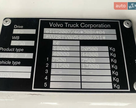 Вольво FH 13, объемом двигателя 0 л и пробегом 723 тыс. км за 41245 $, фото 17 на Automoto.ua