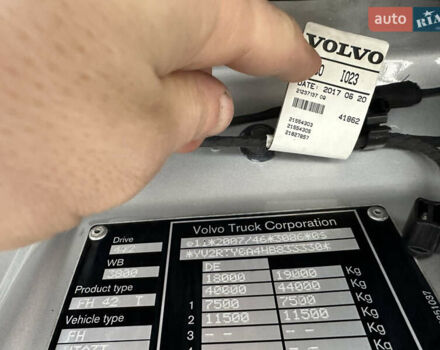 Сірий Вольво FH 13, об'ємом двигуна 12.9 л та пробігом 821 тис. км за 41900 $, фото 14 на Automoto.ua