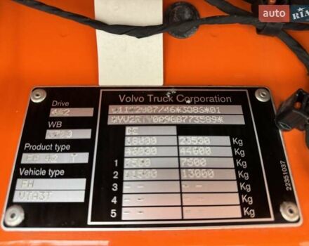 Оранжевый Вольво FH 13, объемом двигателя 12.9 л и пробегом 599 тыс. км за 40060 $, фото 40 на Automoto.ua