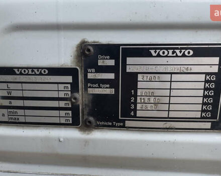Білий Вольво FM 7, об'ємом двигуна 7.3 л та пробігом 800 тис. км за 31000 $, фото 21 на Automoto.ua