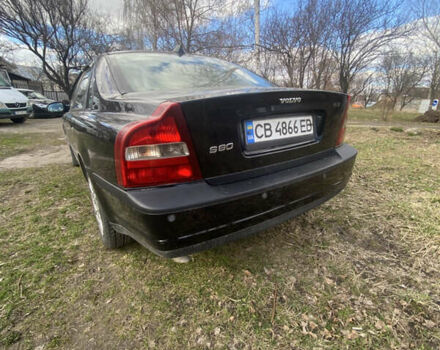 Черный Вольво С80, объемом двигателя 2 л и пробегом 370 тыс. км за 3899 $, фото 4 на Automoto.ua