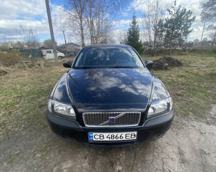 Черный Вольво С80, объемом двигателя 2 л и пробегом 370 тыс. км за 3899 $, фото 1 на Automoto.ua