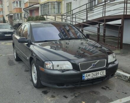 Черный Вольво С80, объемом двигателя 2.4 л и пробегом 390 тыс. км за 5500 $, фото 1 на Automoto.ua