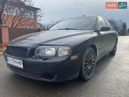 Черный Вольво С80, объемом двигателя 2.8 л и пробегом 368 тыс. км за 2550 $, фото 1 на Automoto.ua