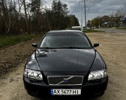 Черный Вольво С80, объемом двигателя 2 л и пробегом 472 тыс. км за 4500 $, фото 1 на Automoto.ua