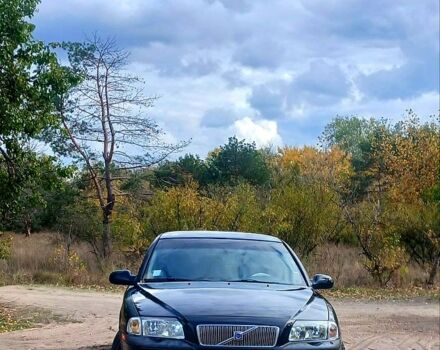 Черный Вольво С80, объемом двигателя 2.4 л и пробегом 300 тыс. км за 4500 $, фото 1 на Automoto.ua