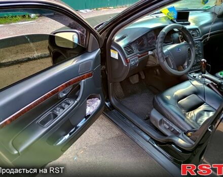 Черный Вольво С80, объемом двигателя 2.4 л и пробегом 390 тыс. км за 5000 $, фото 1 на Automoto.ua