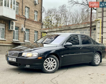 Черный Вольво С80, объемом двигателя 2.92 л и пробегом 282 тыс. км за 4399 $, фото 1 на Automoto.ua