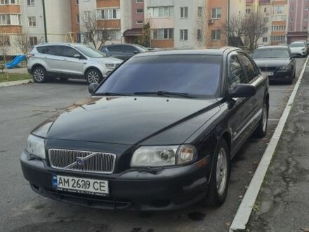 Черный Вольво С80, объемом двигателя 2.4 л и пробегом 390 тыс. км за 5500 $, фото 1 на Automoto.ua