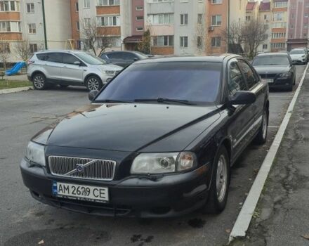 Черный Вольво С80, объемом двигателя 2.4 л и пробегом 390 тыс. км за 5500 $, фото 1 на Automoto.ua