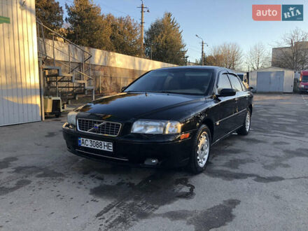 Черный Вольво С80, объемом двигателя 2 л и пробегом 367 тыс. км за 5500 $, фото 1 на Automoto.ua