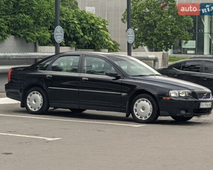 Черный Вольво С80, объемом двигателя 2.52 л и пробегом 299 тыс. км за 4380 $, фото 1 на Automoto.ua