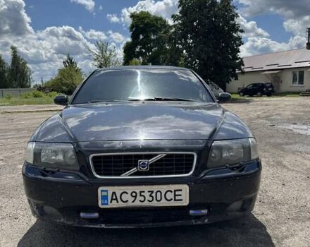 Черный Вольво С80, объемом двигателя 2.4 л и пробегом 407 тыс. км за 4700 $, фото 1 на Automoto.ua