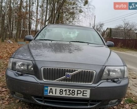 Серый Вольво С80, объемом двигателя 2.44 л и пробегом 300 тыс. км за 2600 $, фото 1 на Automoto.ua