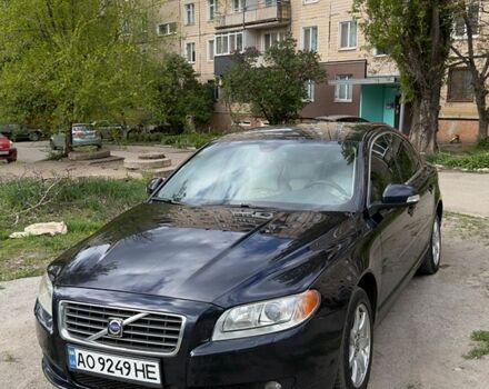 Синий Вольво С80, объемом двигателя 2.4 л и пробегом 292 тыс. км за 7500 $, фото 1 на Automoto.ua