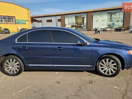 Синий Вольво С80, объемом двигателя 2.4 л и пробегом 182 тыс. км за 14000 $, фото 1 на Automoto.ua