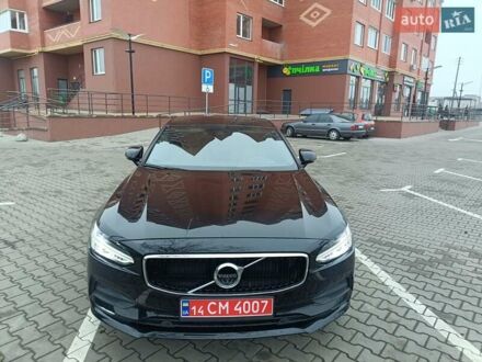 Черный Вольво С90, объемом двигателя 2 л и пробегом 120 тыс. км за 21500 $, фото 1 на Automoto.ua