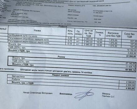 Серый Вольво В90, объемом двигателя 1.97 л и пробегом 264 тыс. км за 26000 $, фото 63 на Automoto.ua