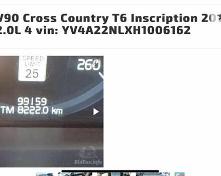 Синій Вольво В90, об'ємом двигуна 2 л та пробігом 116 тис. км за 34900 $, фото 1 на Automoto.ua