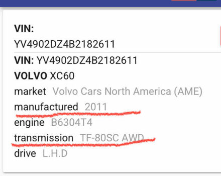 Чорний Вольво ХС60, об'ємом двигуна 3 л та пробігом 284 тис. км за 12600 $, фото 2 на Automoto.ua