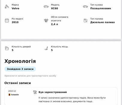 Коричневий Вольво ХС60, об'ємом двигуна 2.4 л та пробігом 341 тис. км за 12500 $, фото 18 на Automoto.ua