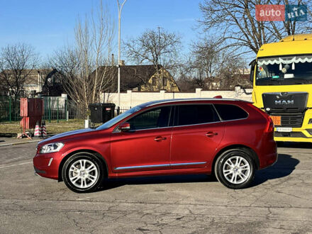 Красный Вольво ХС60, объемом двигателя 2 л и пробегом 100 тыс. км за 17500 $, фото 1 на Automoto.ua