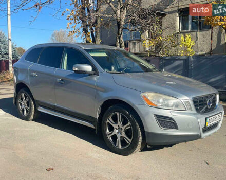 Серый Вольво ХС60, объемом двигателя 2.4 л и пробегом 310 тыс. км за 13500 $, фото 1 на Automoto.ua