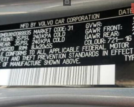 Вольво ХС60 2016 в Киеве на Automoto.ua Синий Вольво ХС60, объемом двигателя 2 л и пробегом 107 тыс. км за 19900 $, фото 11 на Automoto.ua