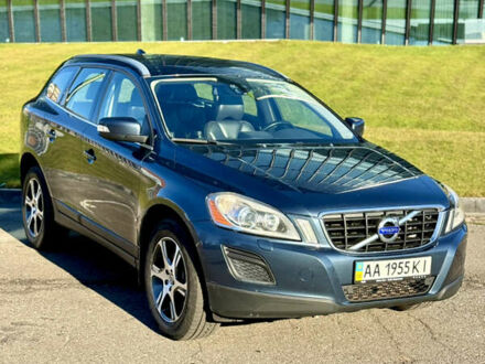 Синий Вольво ХС60, объемом двигателя 2.4 л и пробегом 153 тыс. км за 14700 $, фото 1 на Automoto.ua